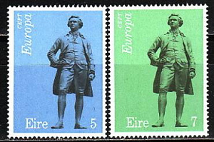 Ирландия, 1974, Европа СЕРТ, Скульптуры, 2 марки